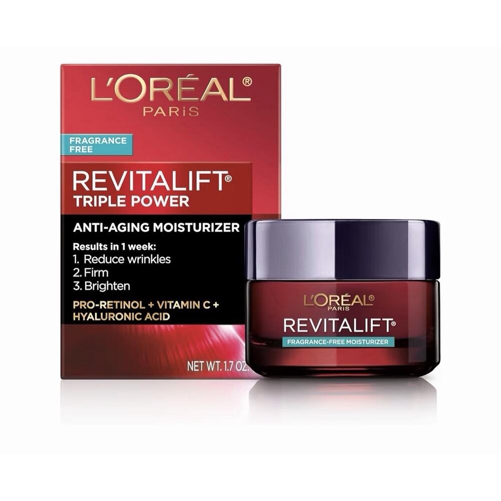 L'Oreal Revitalift Triple Power by L'Oreal, 1.7oz Anti-Aging Moisturizer